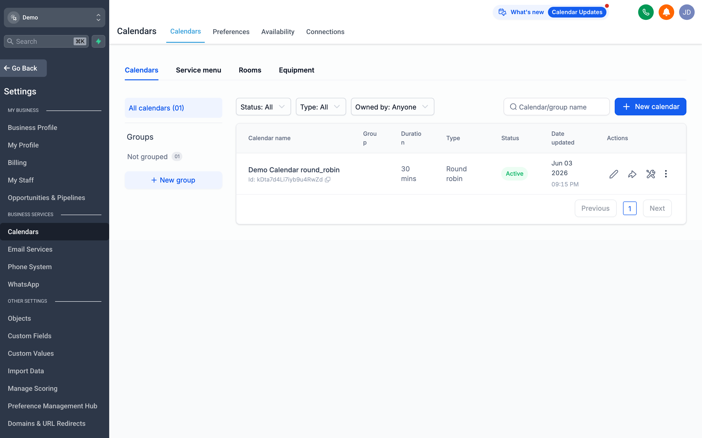 Calendar Settings in {{brandName}} — Set your booking defaults — availability, notifications, and confirmation rules — so every calendar and booking link behaves consistently.